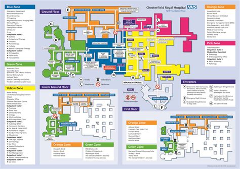 Hospital Corridor Plans produced by Location Maps Ltd