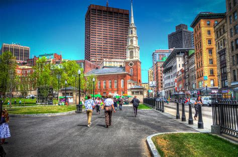 Boston Common Park Street Church View Photograph by Gordon Gaul - Fine ...