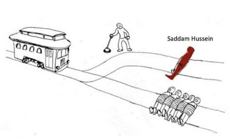 Saddam Hussein's trolley problem | Saddam Hussein's Hiding Place | Know ...