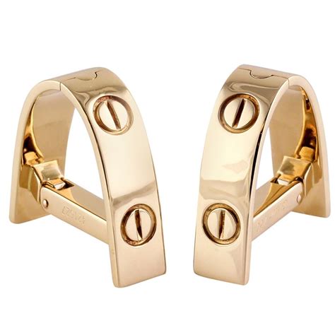 Cartier Love Triangular Gold Cufflinks | Mens accessories, Mens accessories fashion, Gold cufflinks