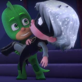 Pj mask love catboy and owlette kiss 238127