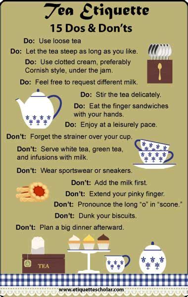 15 Tea Etiquette Dos and Don'ts | Tea etiquette, Dining etiquette ...