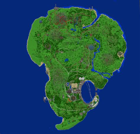 Jurassic World Resort Minecraft Map