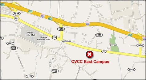 East Campus Map - Catawba Valley Community College