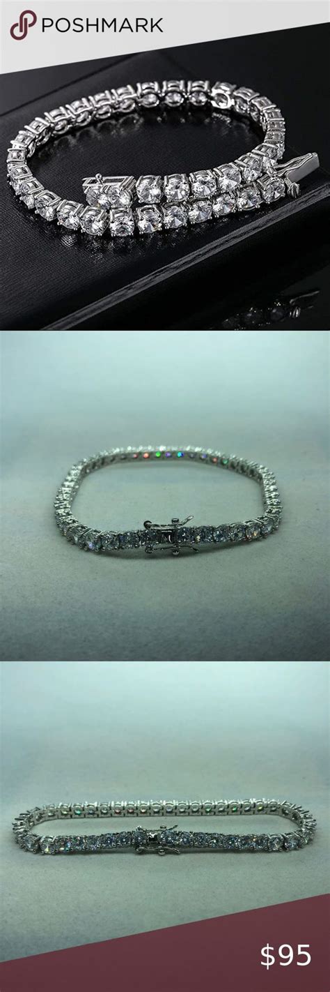 Kay Jewelers 14k White Gold Tennis Bracelet CZ | Womens jewelry ...