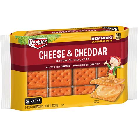 Kellogg's Keebler Sandwich Crackers, Single Serve Snack Crackers ...