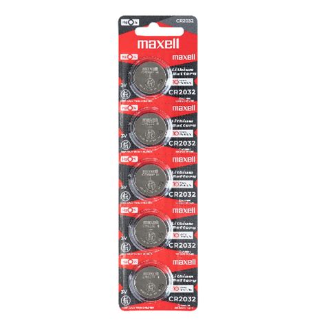 Maxell CR2032 Micro Lithium Battery (5pcs per pack) | Shopee Singapore