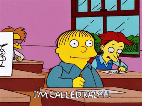 Simpsons Ralph GIF - Simpsons Ralph Ralph Wiggum - Discover & Share GIFs