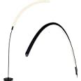 Tangkula LED Arc Floor Lamp, Curved Contemporary Minimalist Standing Lamp with 3 Brightness ...