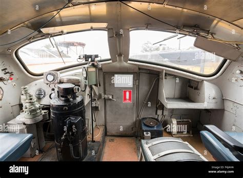 Driver cabin of a diesel locomotive Stock Photo, Royalty Free Image: 88913926 - Alamy