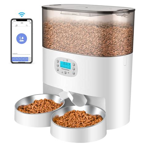 Cat Mate Small Gravity Tuya WiFi Pet Feeder Timer 2 Meal - Pet Feeder ...