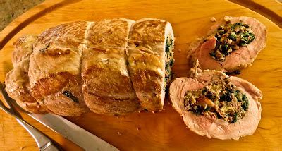 OnTheMove-In the Galley: Rolled Pork Roast with Pecan Stuffing