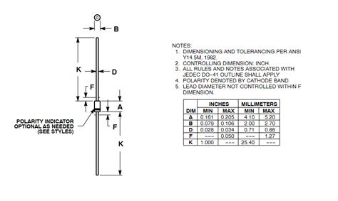 1n4007 diode datasheet, pdf - Corelamps