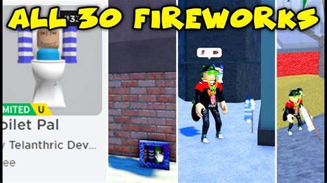 ALL 30 FIREWORKS Locations in TTD UPDATE #toilettowerdefense - YouTube