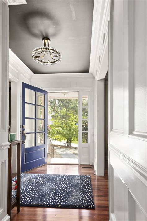 view out the entrance way Foyer Rugs Entryway Front Entry, Narrow Foyer, Foyer Entrance ...