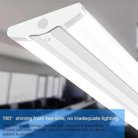 AntLux 110W 8FT LED Shop Lights Ultra Slim LED Wraparound, 12600LM, 5000K, 8 Foot Strip Light ...