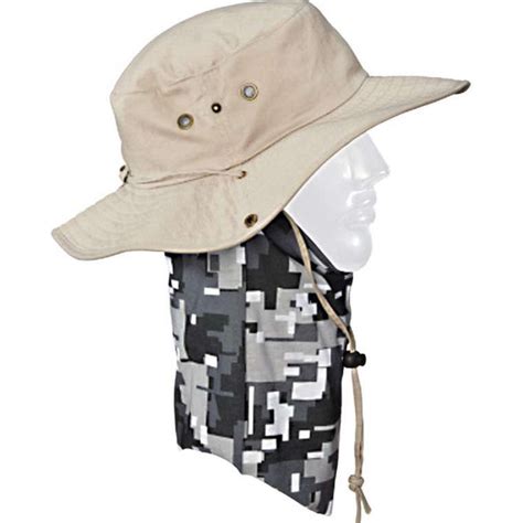 Seirus Quick Shade/Hat Safari Tan Medium/Large - Cinch Chin Strap ...