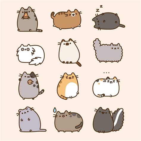 Pin de Milly Collins en Kawaii | Pusheen gif, Cat stickers y Pusheen cat