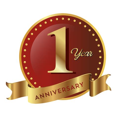 1 Year Anniversary Png - PNG Image Collection