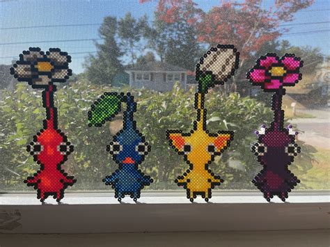 "This listing is for a fuse bead sprite from the Pikmin games. These ...