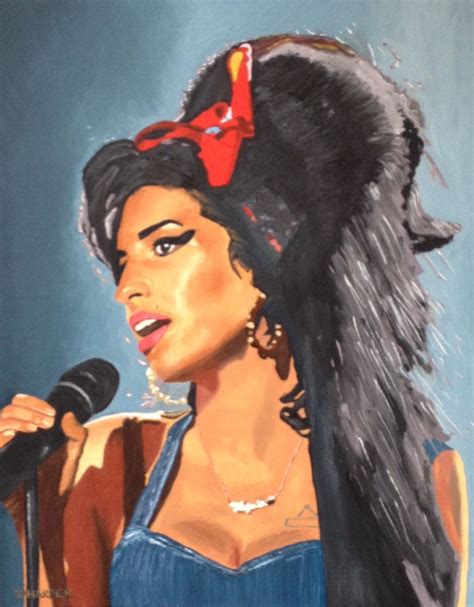 cvillan3: “ Amy Winehouse - original oil painting 20x16 by ...