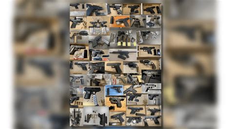 North Charleston Police seize nearly 50 illegal guns in February