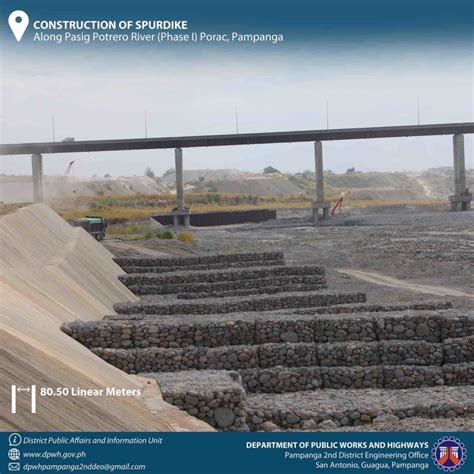 DPWH completes spur dike in Porac - Punto! Central Luzon