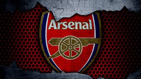 Download Free Arsenal Logo On Soccer Net Wallpaper