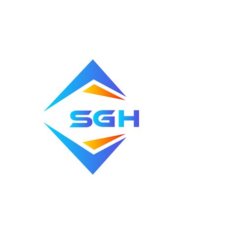 SGH abstract technology logo design on white background. SGH creative initials letter logo ...