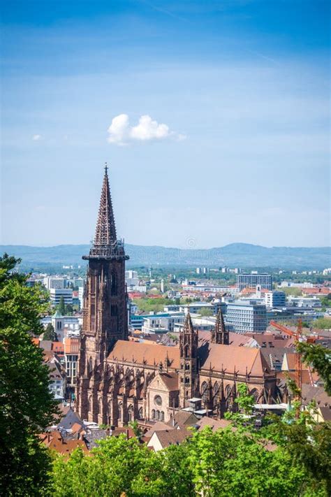 Cathedral in Freiburg stock photo. Image of exterior - 91052128