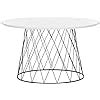 Amazon.com: Safavieh Home Collection Roe Retro Mid-Century White and Black Wood Coffee Table ...