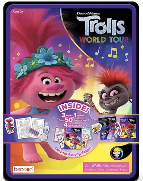 Dreamworks® Trolls World Tour Activity Tin - Crazy Gray Ghost