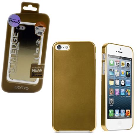 Iphone 5 Case Slim Edge Glitter Vegas Gold (odoyo)