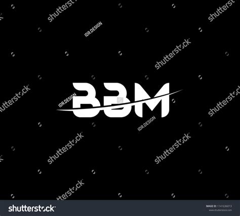 Bbm Swoosh Cut Logo Design Stock Vector (Royalty Free) 1141636013 | Shutterstock