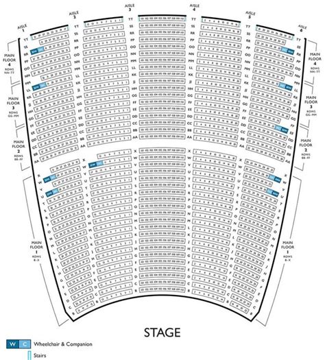 Seating Chart Chicago Theater