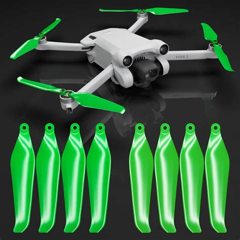 DJI Mini 3 Pro STEALTH Upgrade Propellers - x4 Green– Master Airscrew