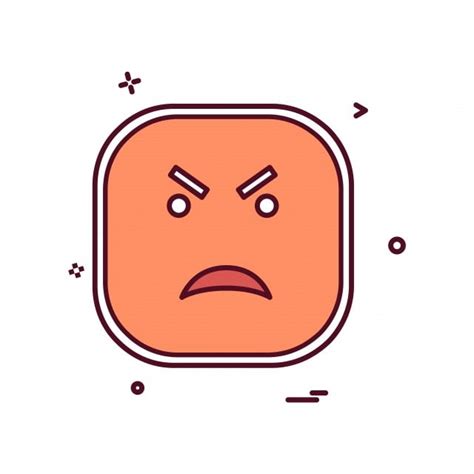 Sad Emoji Icon Design Vector, Emoji, Emoticon, Emotion PNG and Vector with Transparent ...