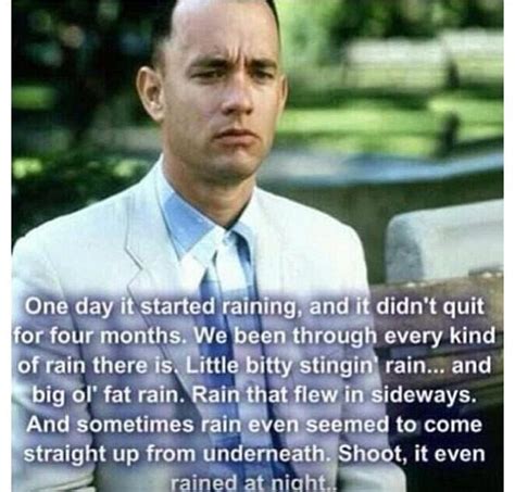 Forrest Gump Rain | Forrest Gump | Pinterest