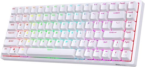 RK ROYAL KLUDGE RK84 Wireless Bluetooth/2.4Ghz 75% RGB Mechanical Gaming Keyboard, Three Modes ...