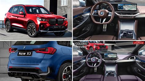 Next-Gen BMW X3 (G45) Gets Lots of Posh yet Unofficial Interior & Exterior Colors - autoevolution