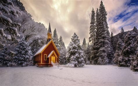 Snowy Church Wallpapers - Top Free Snowy Church Backgrounds - WallpaperAccess