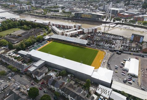 Rodney Parade Stadium aerial image - Newport Wales - a photo on Flickriver