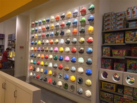 One of the most eye catching and distinctive characteristics of the Lego Store is this wall. It ...