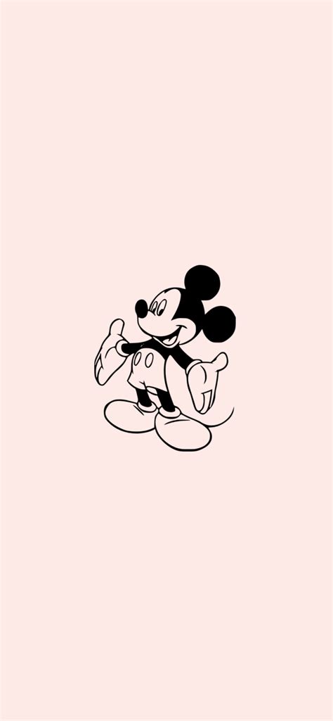 Mickey Mouse Light Pink Wallpapers - Mickey Mouse Wallpaper 4k