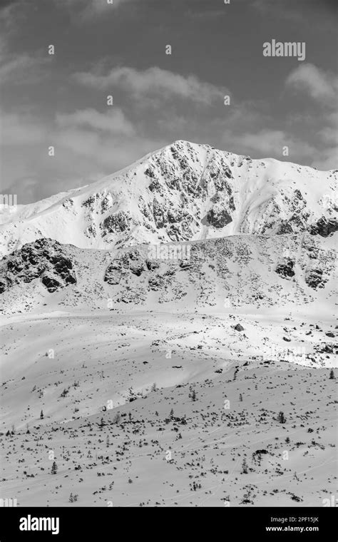 Winter landscape in the Tatra Mountains . Poland Stock Photo - Alamy