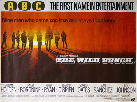 The Wild Bunch - Vintage Movie Posters