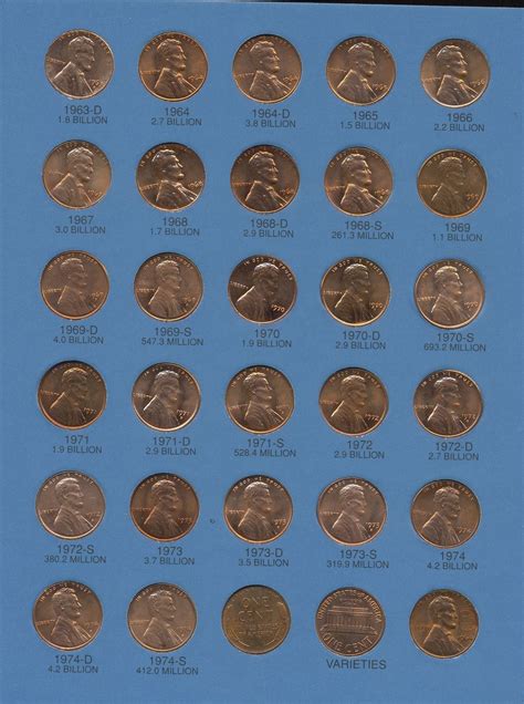 Lincoln Cent Complete Collection 1941 - 1974 - Lincoln Wheat (1909-1958)