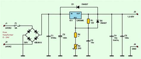 13.8 Volt 20 A Transformerless Power Supply - Schematic Design