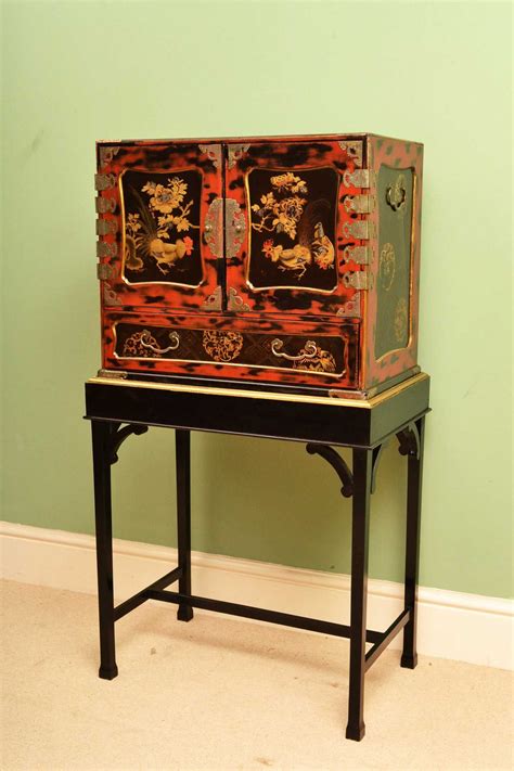 Antique Japanese Lacquered Cabinet on Stand C1900 | Oriental decor ...