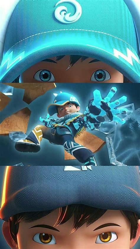 BOBOIBOY GLACIER//• in 2021 | Gambar animasi kartun, Ilustrasi buku, Kartun